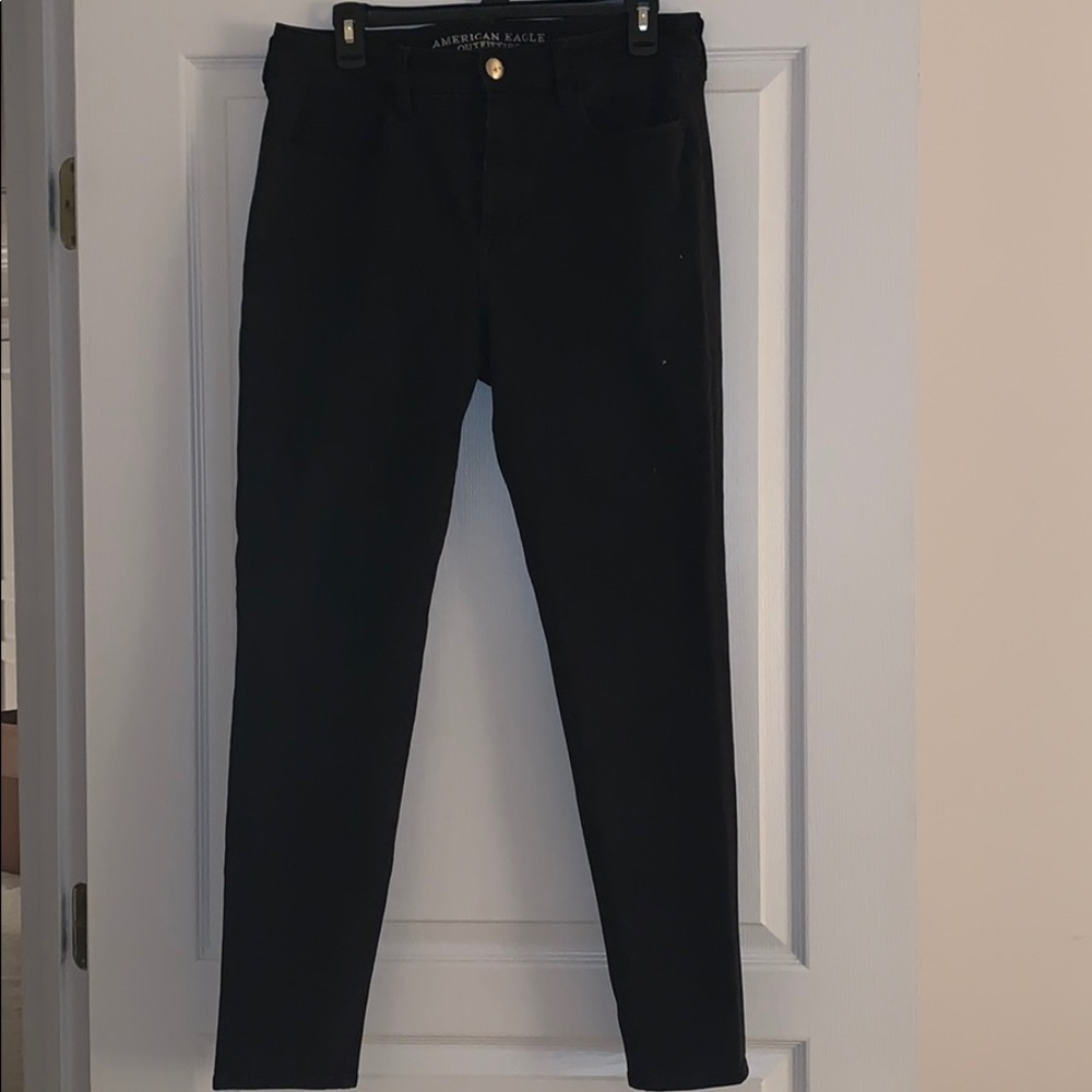 American Eagle Black Highwaisted Jegging